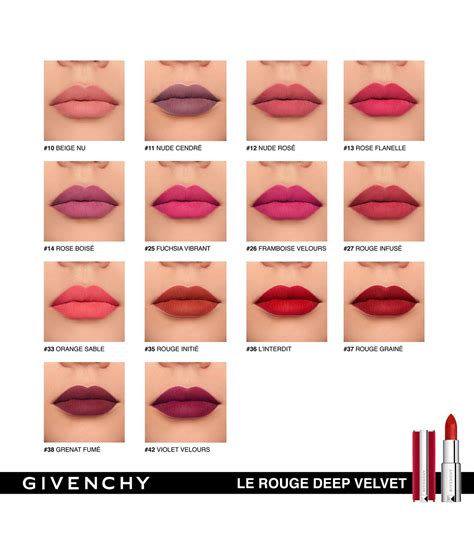 givenchy le rouge deep velvet 33|Givenchy le rouge matte.